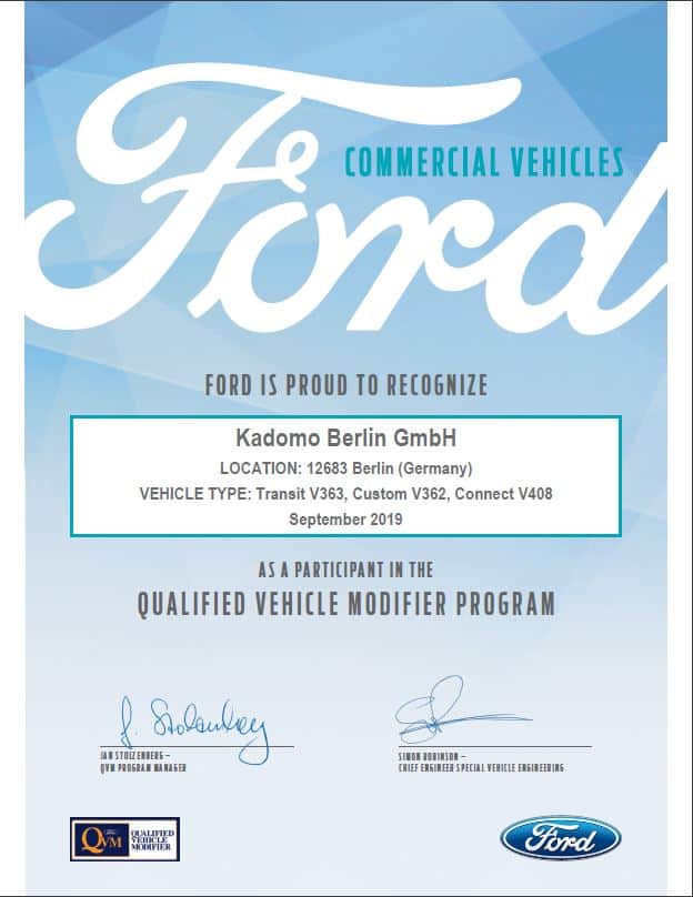 Ford QVM KADOMO Berlin